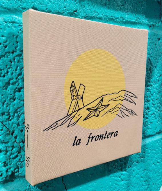 La Frontera Signed Canvas Print