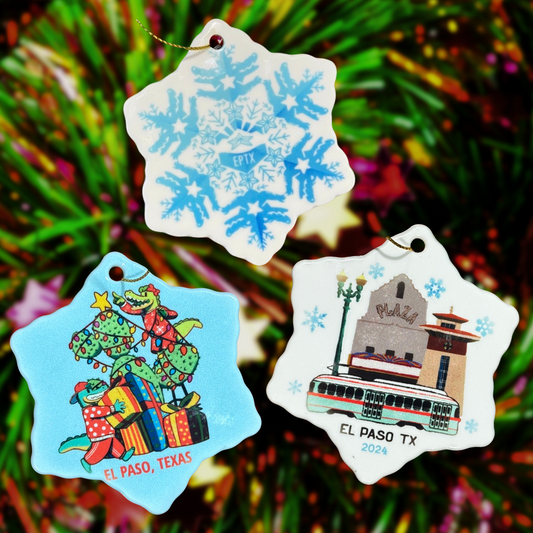 Snowflake Polymer Ornaments